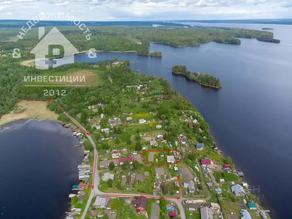 Дом в Карелия, Кондопожский район, Кедрозерское с/пос, д. Ватнаволок ... - Фото 1