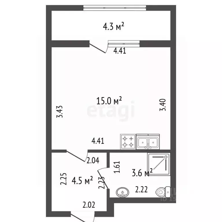 Студия Ленинградская область, Всеволожский район, Свердловское ... - Фото 2
