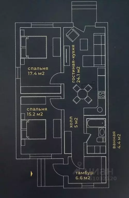 Таунхаус в Челябинская область, Магнитогорск ул. Дубравная (80 м) - Фото 2