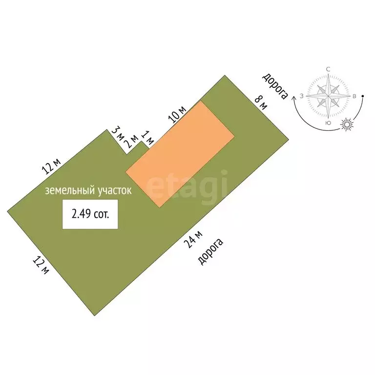 Дом в Нальчик, улица Орджоникидзе (107.7 м) - Фото 1