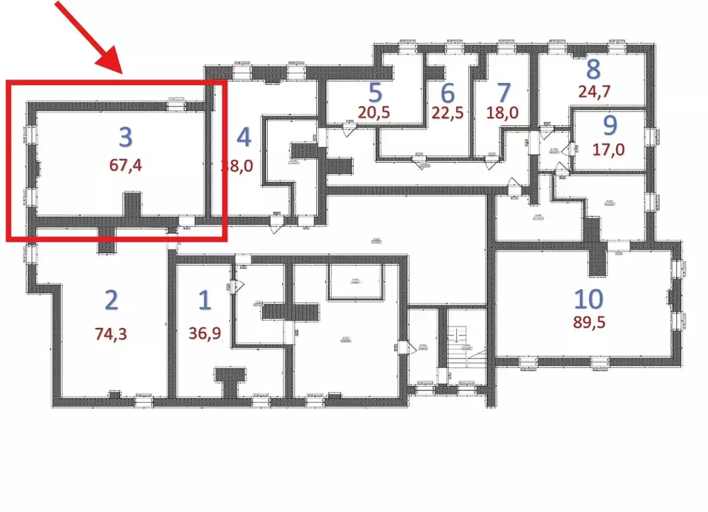 Офис в Московская область, Люберцы Смирновская ул., 21к2 (67 м) - Фото 0
