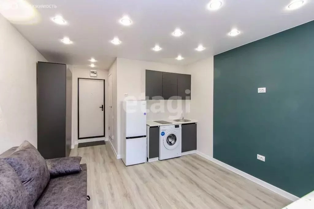 Квартира-студия: Тюмень, улица Газовиков, 20 (17.6 м) - Фото 1
