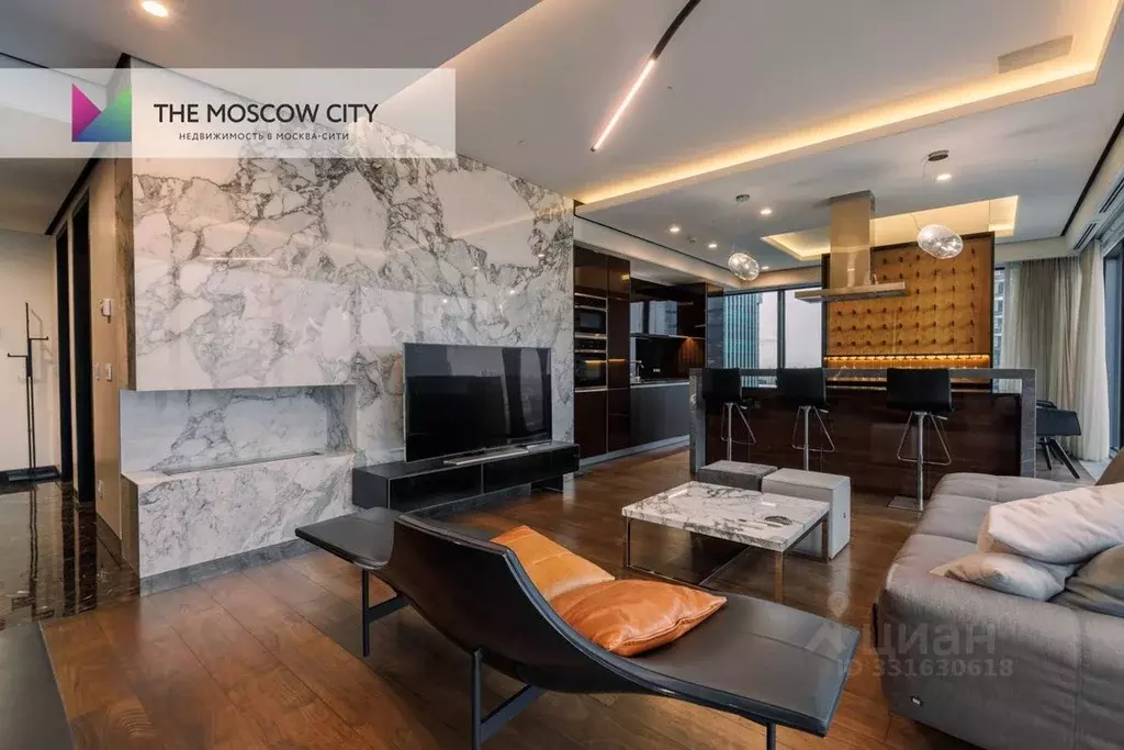 2-к кв. Москва 1-й Красногвардейский проезд, 21с2 (91.0 м) - Фото 2