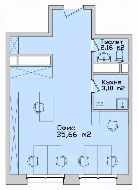 2-к кв. Московская область, Мытищи Троицкая ул., 3Г (40.9 м) - Фото 1