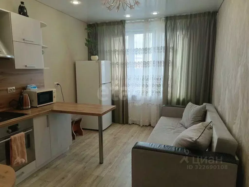 1-к кв. Тюменская область, Тюмень Антипино мкр, ул. Буденного, 1Ак1 ... - Фото 1