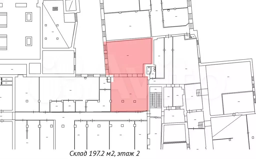 Склад 197.2 м на юге, грузовой лифт, зона разгрузки, рядом метро - Фото 0