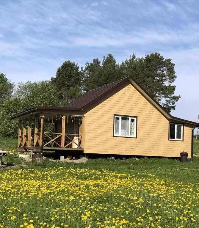 Дом в Карелия, Лахденпохский муниципальный округ, пос. Коконниэми ул. ... - Фото 2