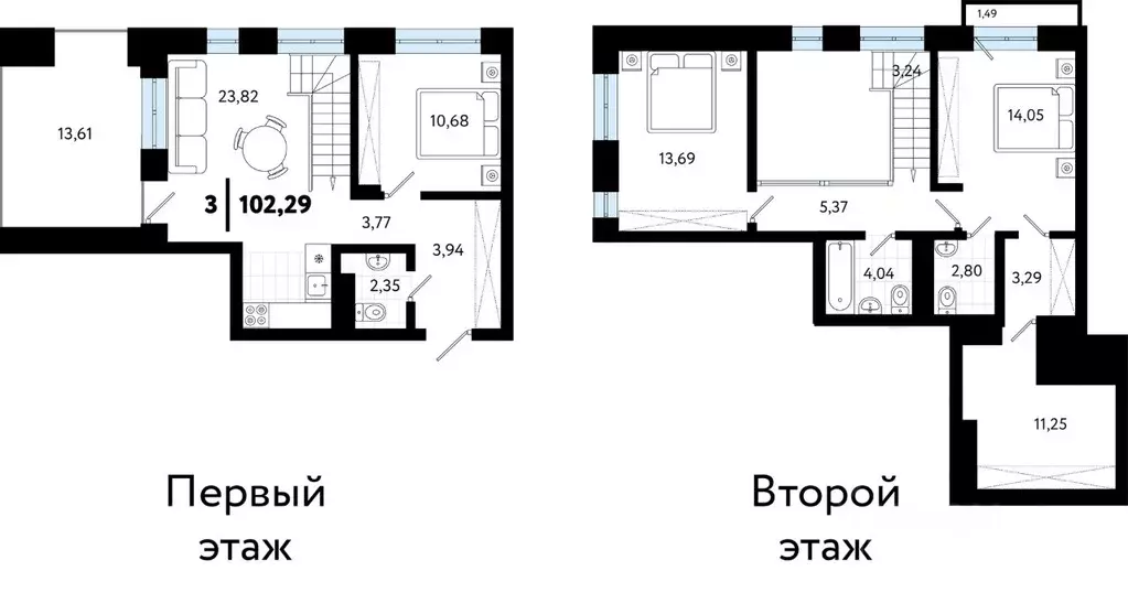 3-к кв. Тюменская область, Тюмень Тарманы мкр,  (102.29 м) - Фото 0