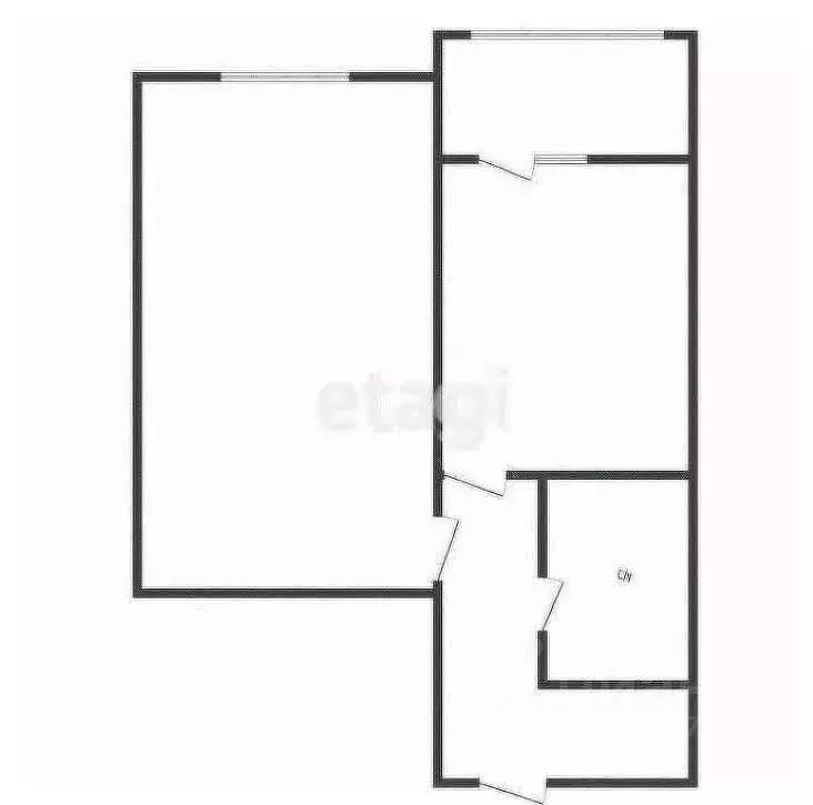 1-к кв. Курская область, Курск ул. Энгельса, 115/2 (40.74 м) - Фото 2