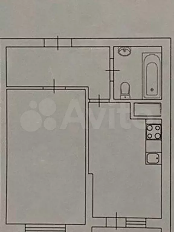 1-к. квартира, 36,5 м, 2/3 эт. - Фото 0
