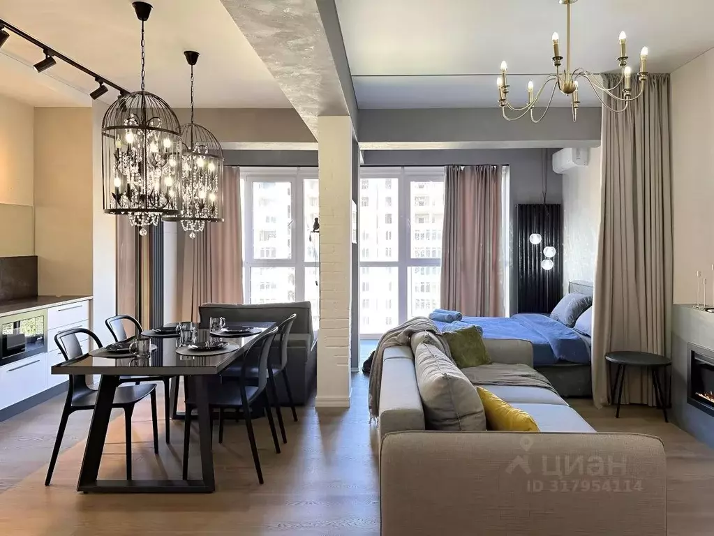Студия Ставропольский край, Кисловодск ул. Декабристов, 36/2 (48.0 м) - Фото 0