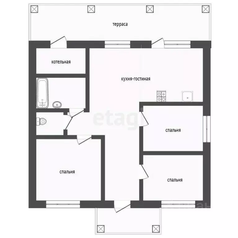 Дом в Тюменская область, Тюмень Лето-Парк кп,  (158 м) - Фото 1