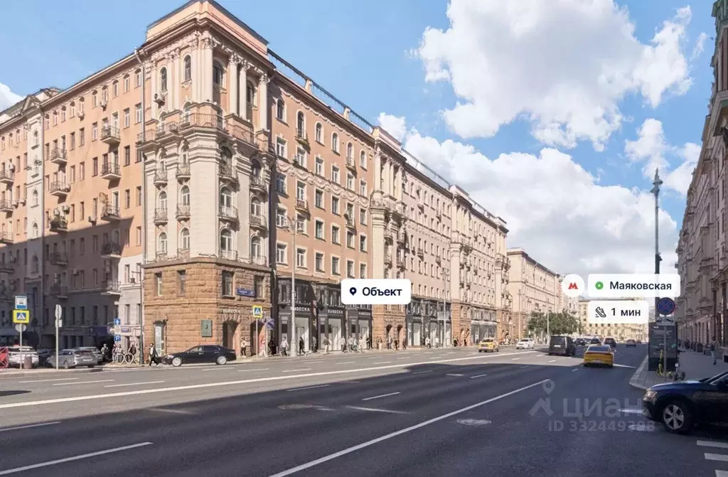Помещение свободного назначения в Москва Тверская ул., 27С1 (274 м) - Фото 1