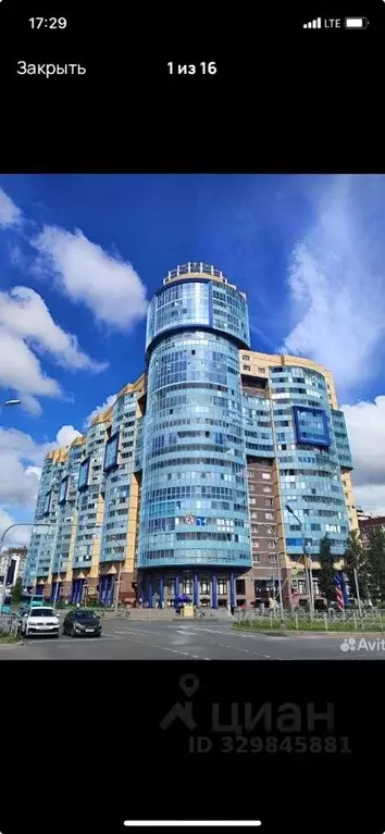 Студия Санкт-Петербург Планерная ул., 63к1 (30.0 м) - Фото 1