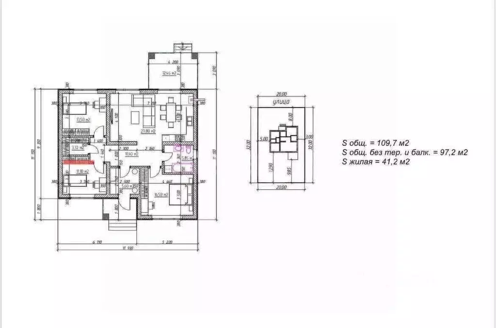 Дом в Курская область, Курский район, Моковский сельсовет, д. Духовец ... - Фото 2