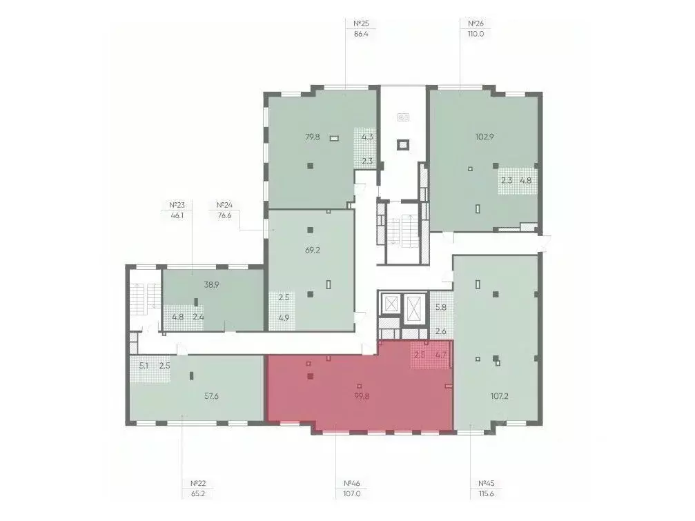 Офис в Санкт-Петербург Партизанская ул., 5 (107 м) - Фото 2