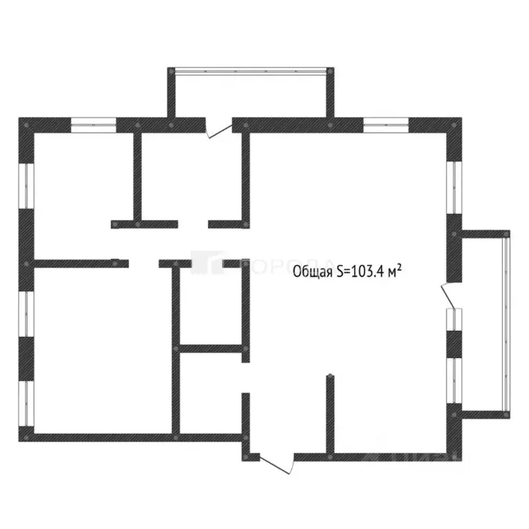 4-к кв. Алтайский край, Барнаул ул. Шумакова, 40А (103.4 м) - Фото 2