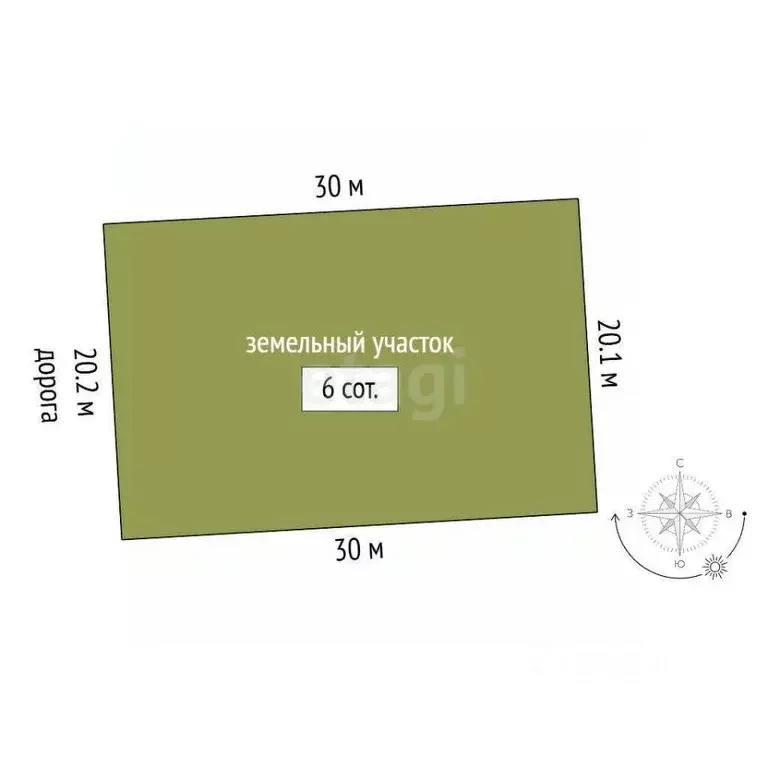 Участок в Крым, Симферопольский район, с. Мирное ул. Руслана Казакова ... - Фото 2