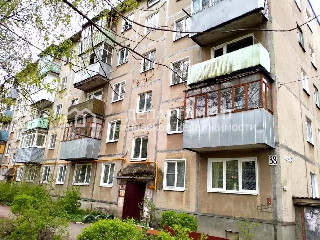 2-к кв. Ивановская область, Фурманов ул. Демьяна Бедного, 38 (46.0 м) - Фото 0