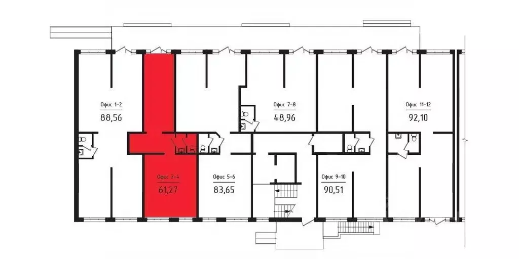 Офис в Адыгея, Майкоп Степная ул. (61 м) - Фото 2