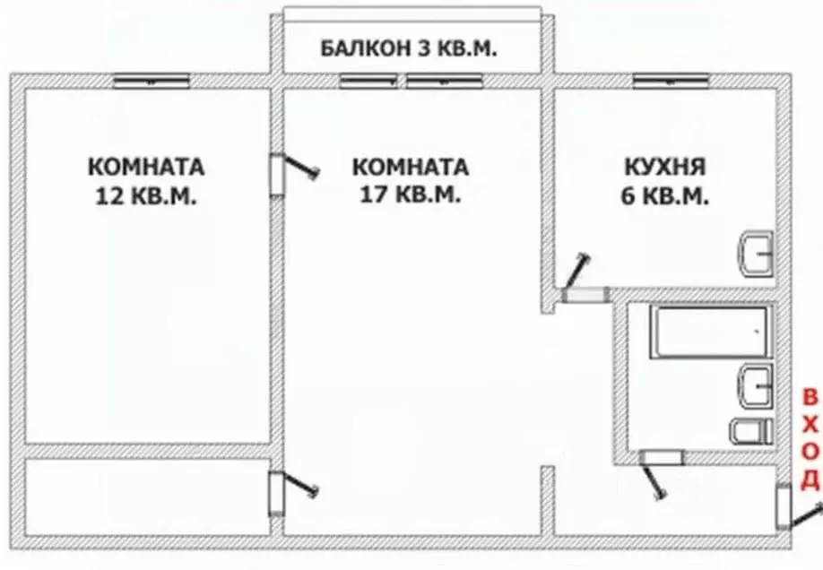 2-к кв. Кабардино-Балкария, Нальчик ул. Ашурова (50.0 м) - Фото 1