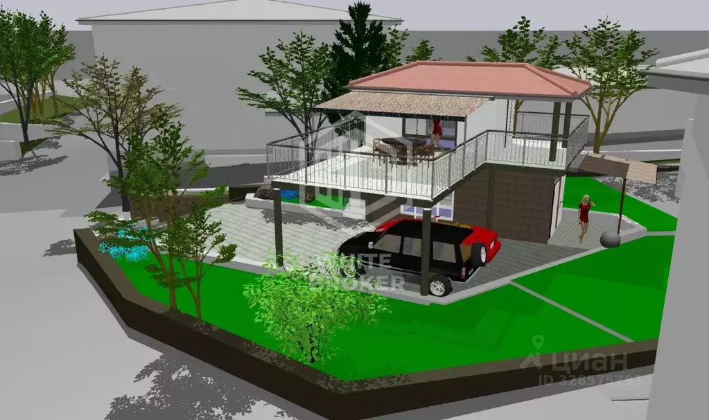 Участок в Крым, Ялта ул. Садовая, 8 (0.12 сот.) - Фото 1