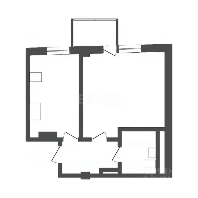 1-к кв. Севастополь просп. Античный, 12А (36.8 м) - Фото 2