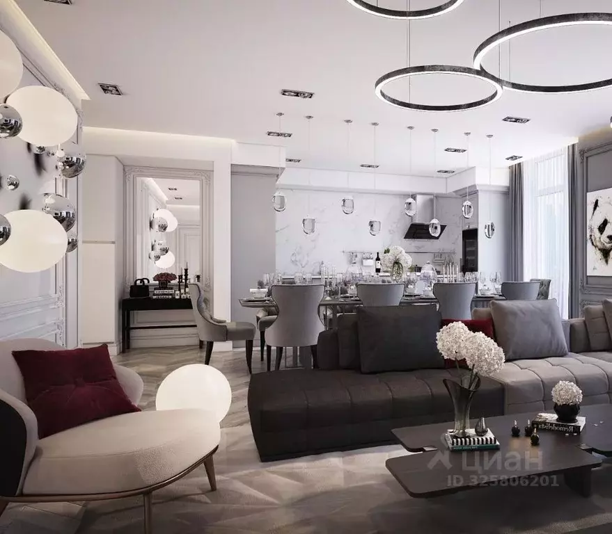 4-к кв. Москва ул. Сергея Макеева, 9к4 (139.0 м) - Фото 1