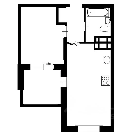 1-к кв. Санкт-Петербург ул. Плесецкая, 10 (36.0 м) - Фото 1