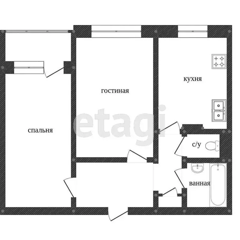 2-комнатная квартира: Воронеж, улица Академика Конопатова, 13 (62.4 м) - Фото 1