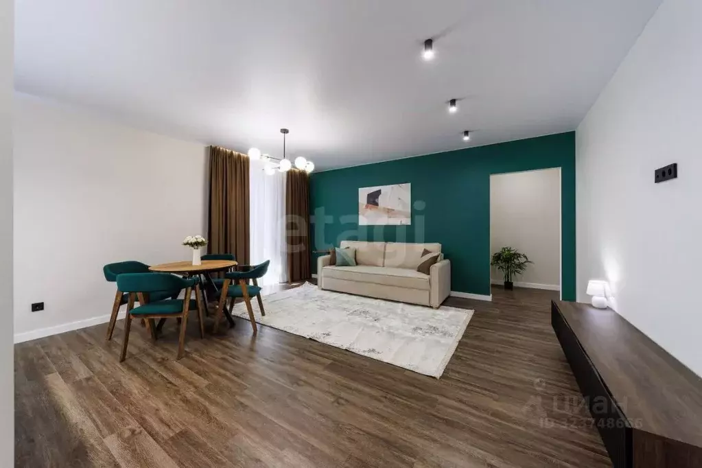 2-к кв. Тюменская область, Тюмень ул. Тимофея Кармацкого, 5 (91.8 м) - Фото 1