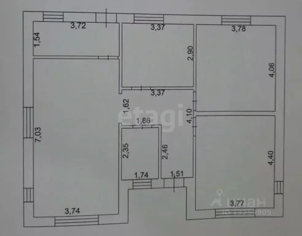 Дом в Липецкая область, Усманский муниципальный округ, с. Пашково ул. ... - Фото 2