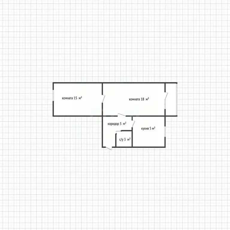 2-к кв. Адыгея, Майкоп 5-й пер., 5 (44.1 м) - Фото 2