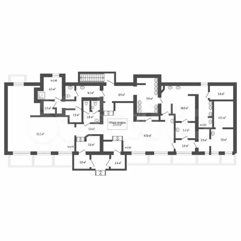 Продам помещение свободного назначения, 225.9 м - Фото 0