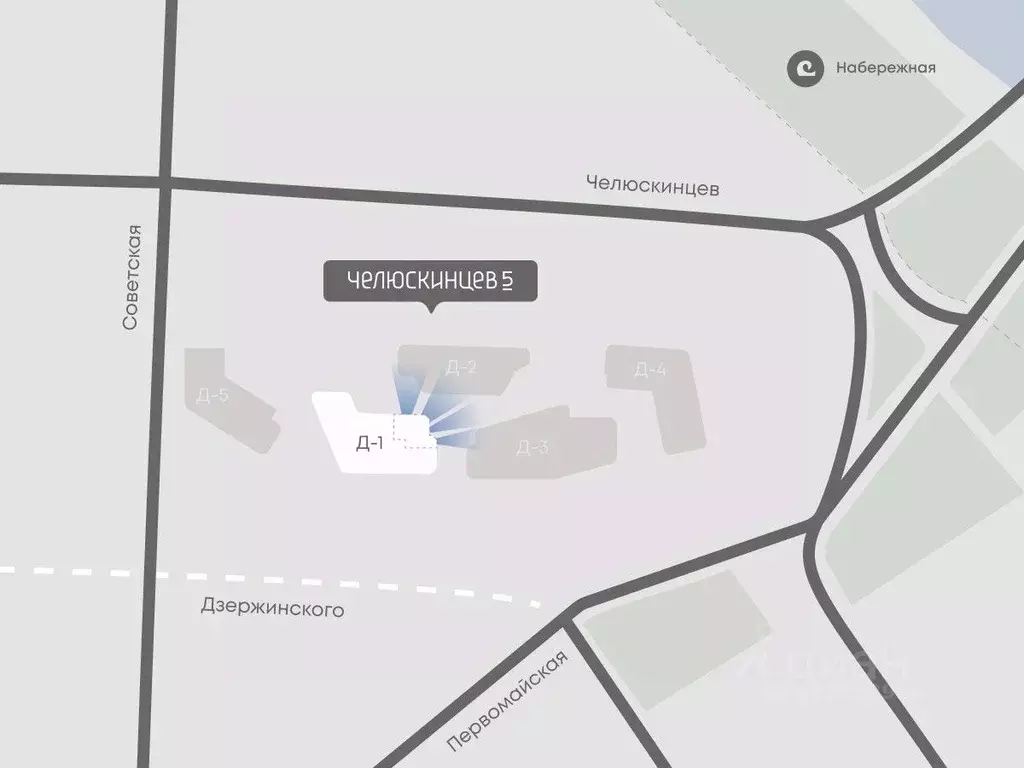 3-к кв. Тюменская область, Тюмень Челюскинцев 5 жилой комплекс (71.3 ... - Фото 2