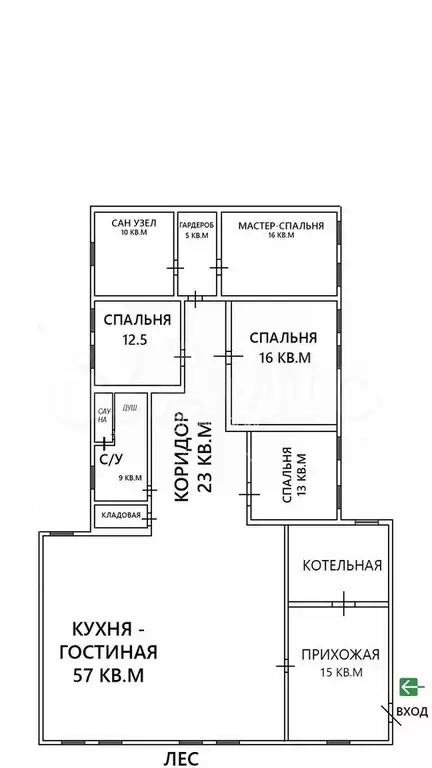 Коттедж 194,2 м на участке 12 сот. - Фото 0
