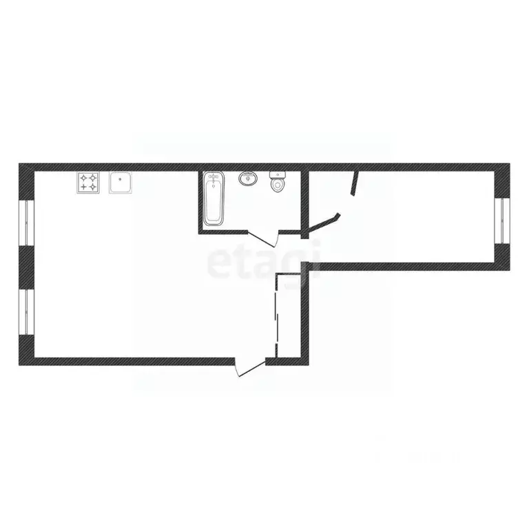 2-к кв. Красноярский край, Красноярск ул. Анатолия Гладкова, 18 (43.4 ... - Фото 1