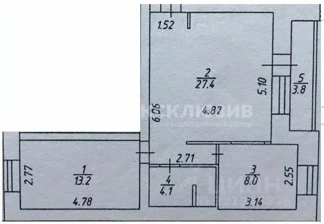 2-к кв. Тюменская область, Тюмень ул. Максима Горького, 10к1 (56.2 м) - Фото 1