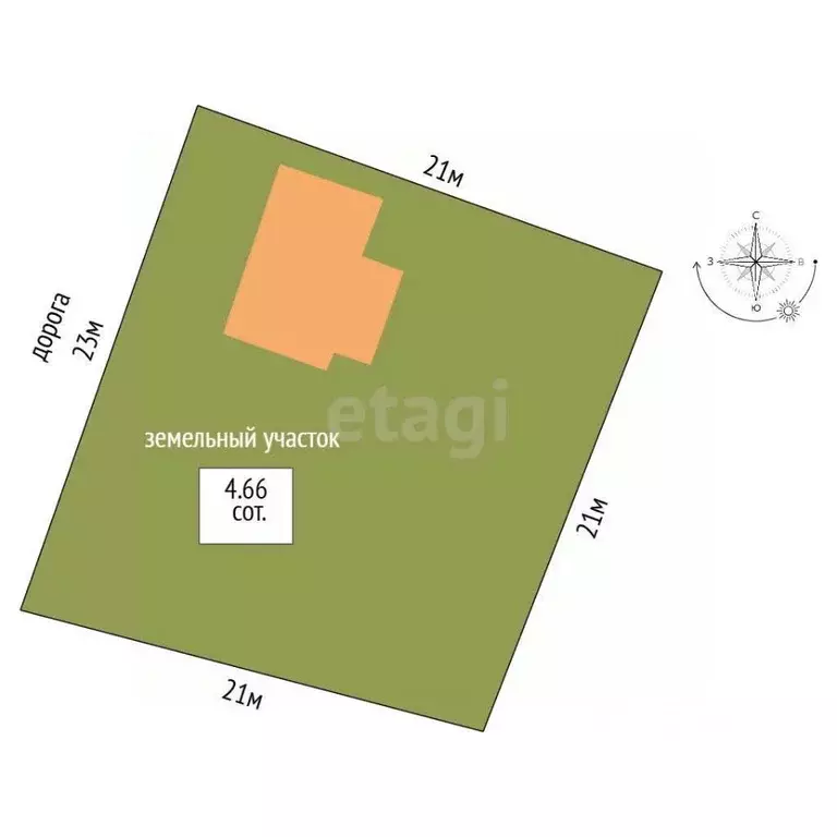 Дом в Забайкальский край, Чита № 159 Береговой ДНТ, 48 (61 м) - Фото 2