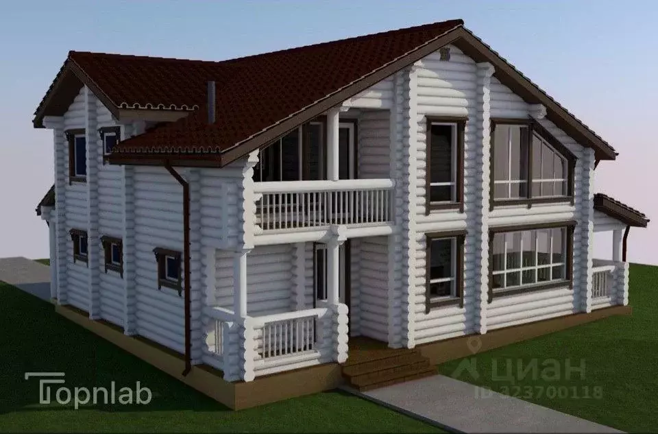 Коттедж в Ленинградская область, Тосненский район, Тельмановское ... - Фото 1