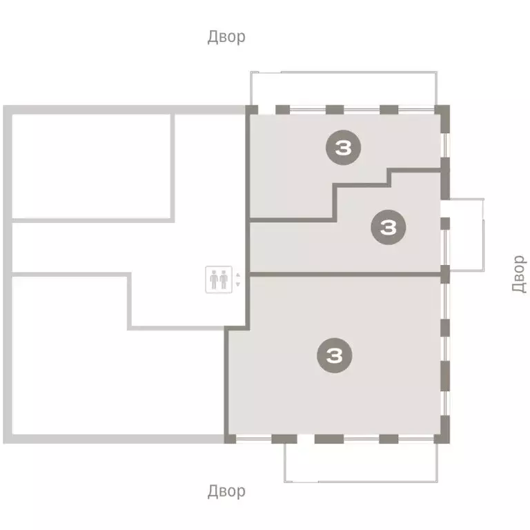 3-комнатная квартира: Екатеринбург, жилой район Эльмаш, Механический ... - Фото 2