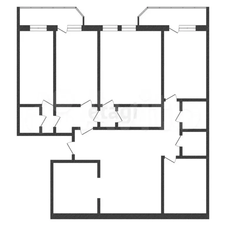 5-к. квартира, 158,4 м, 8/9 эт. - Фото 0