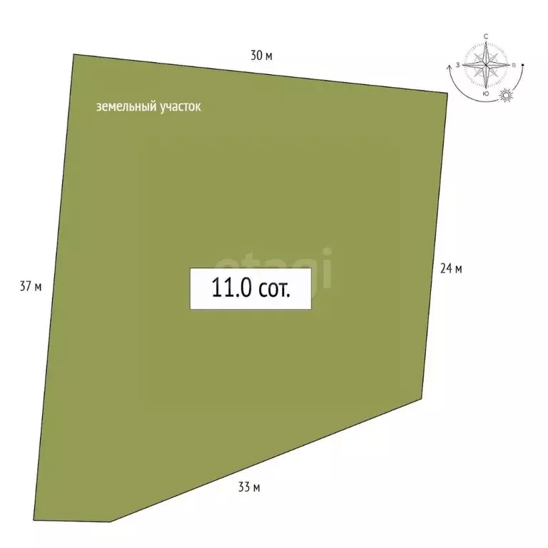 Участок в Алтай, с. Кош-Агач пл. Ленина (11.0 сот.) - Фото 2