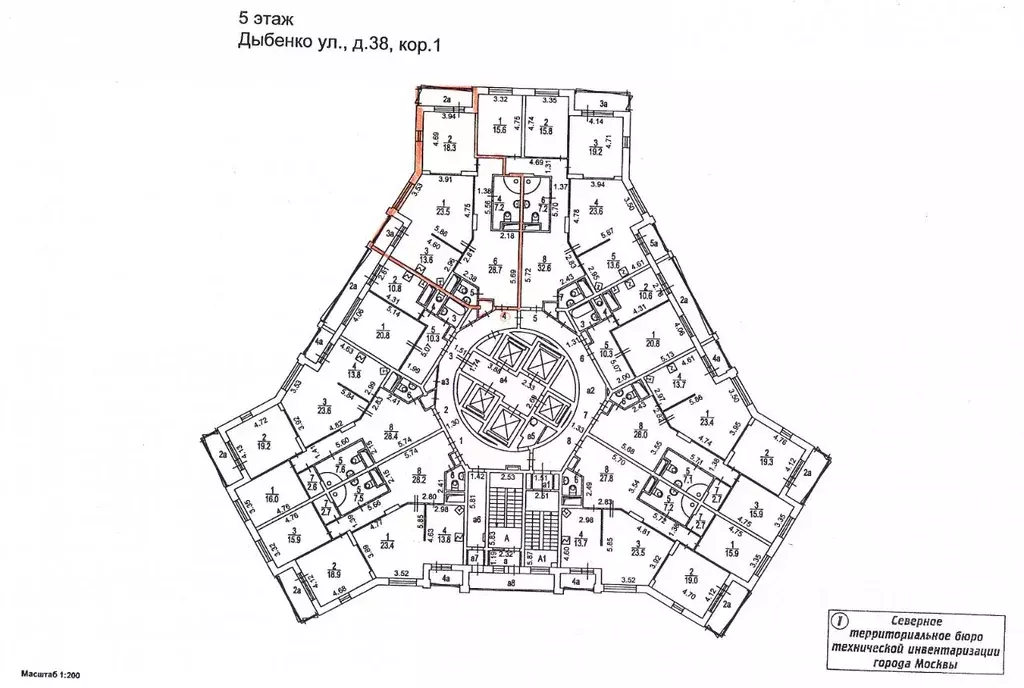 2-к кв. Москва ул. Дыбенко, 38к1 (97.0 м) - Фото 2