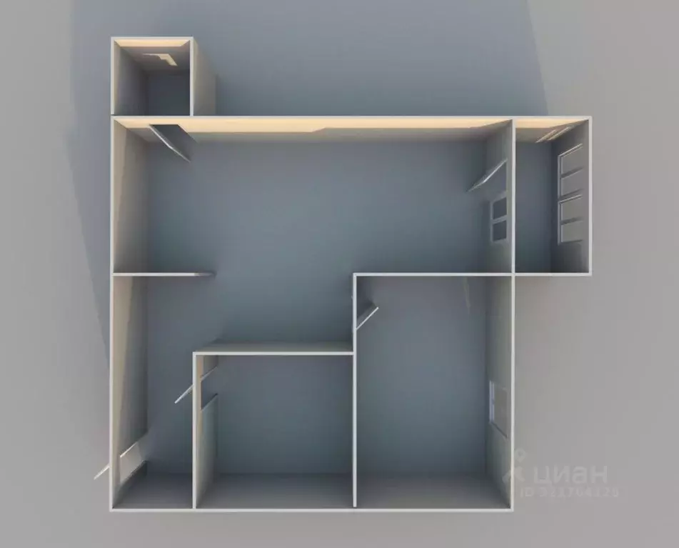 1-к кв. Курганская область, Курган ул. Красина, 47 (32.8 м) - Фото 2