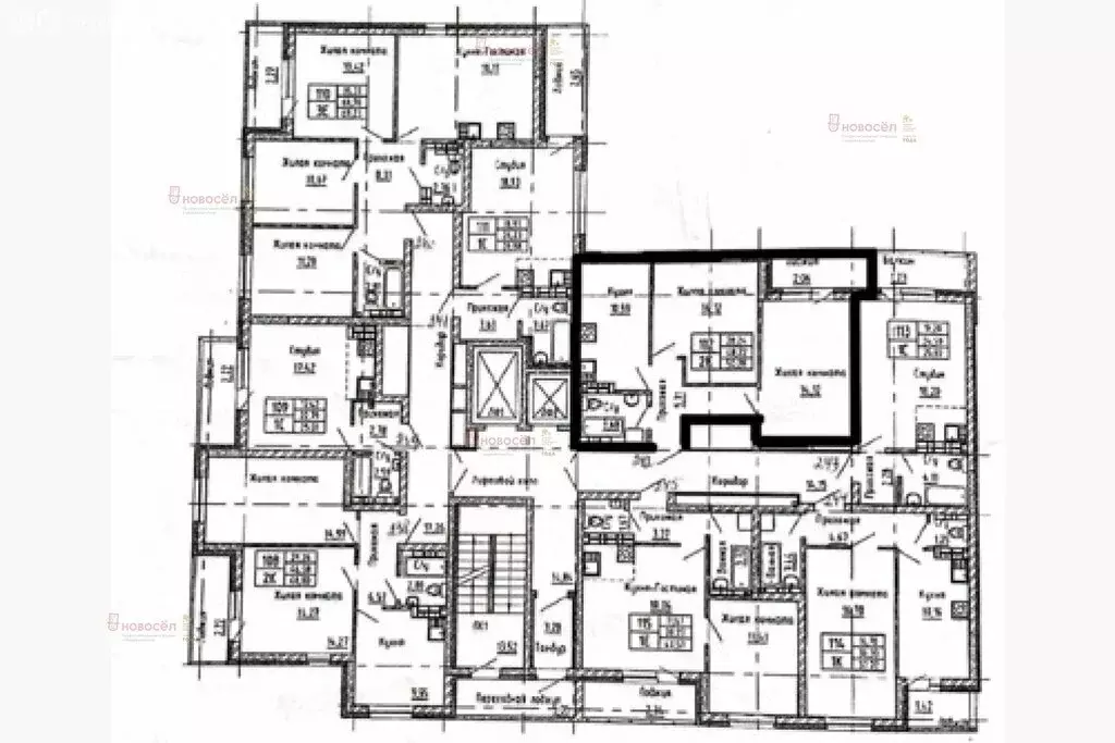 2-комнатная квартира: Екатеринбург, улица Академика Парина, 46/5 (47.8 ... - Фото 0