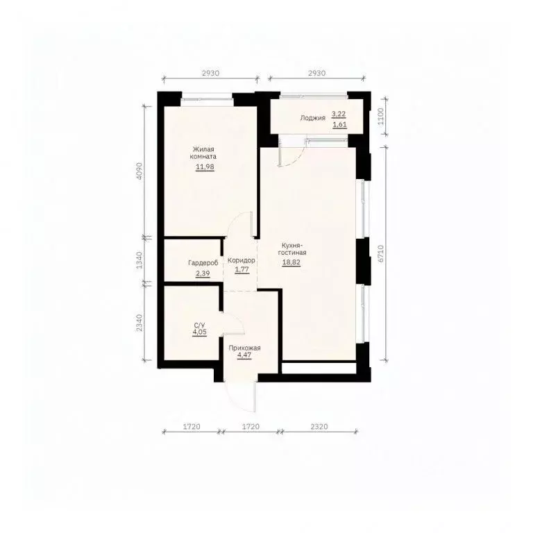 1-к кв. Свердловская область, Екатеринбург ул. Победы, 65 (45.09 м) - Фото 0