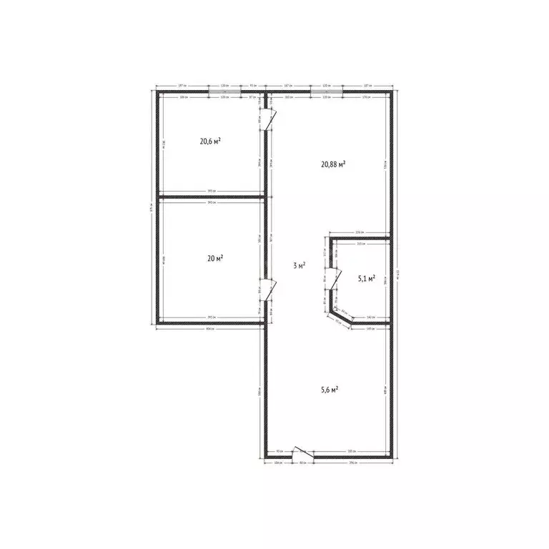 2-комнатная квартира: Каспийск, проспект Акулиничева, 23к3 (75 м) - Фото 1