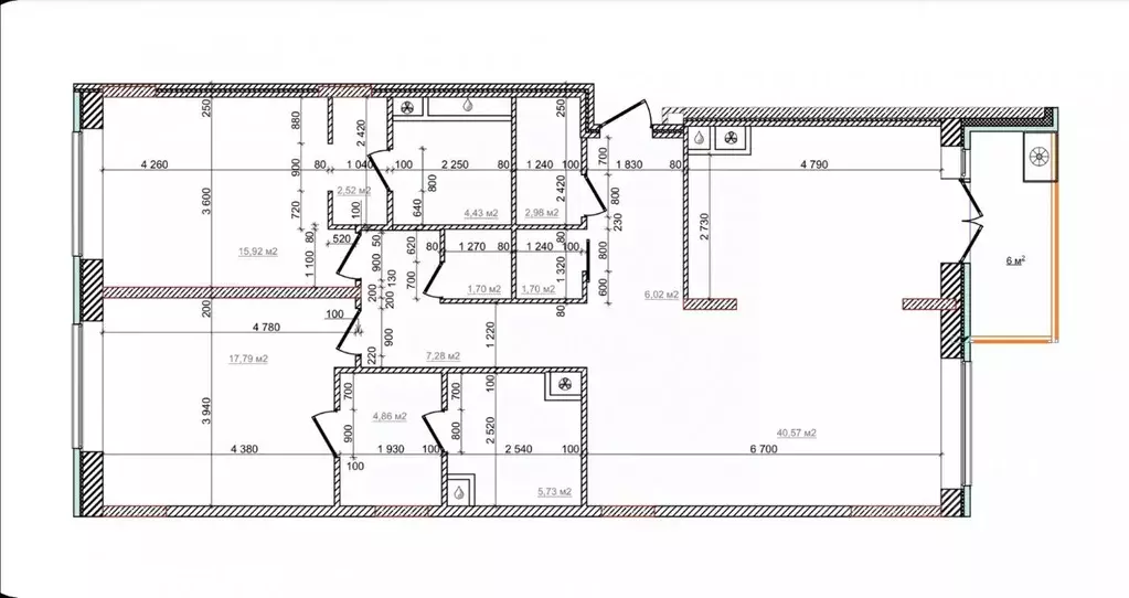 2-к кв. Тульская область, Тула ул. Болдина, 101 (111.8 м) - Фото 1