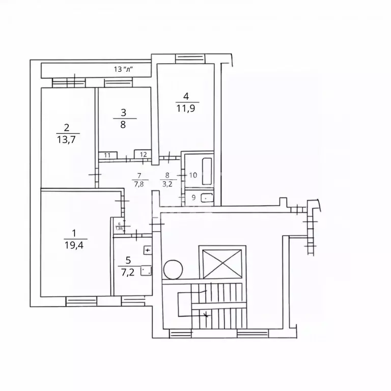 4-к кв. Московская область, Наро-Фоминск ул. Курзенкова, 22 (82.1 м) - Фото 2